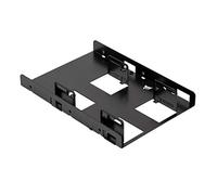 Corsair Dual SSD Mounting Bracket (3.5” Internal Drive Bay to 2.5", Easy Installation) Black