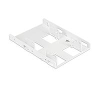 Corsair Dual SSD Mounting Bracket (3.5” Internal Drive Bay to 2.5", Easy Installation) White