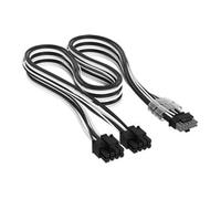 CORSAIR Elite Premium Black / White Type-4 8-pin to PCIe 12V-2x6 600W