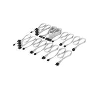 Corsair Elite Premium Type 5 Individual Sleeved PSU Cable Pro Kit - Low-Profile Cable Combs, Triple-Mesh Paracord Sleeve, Compatible Type 5 PSUs - White