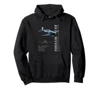 Corsair F4U Fighter Specs Naval Aircraft Pullover Hoodie