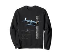 Corsair F4U Fighter Specs Naval Aircraft Sweatshirt