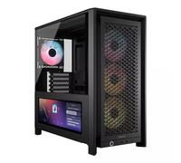 Corsair FRAME 4000D LCD RS ARGB Midi Tower PC Black ATX EATX micro ATX Mini-ITX Plastic Steel Tempered glass Gaming
