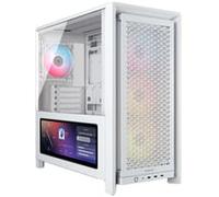 Corsair FRAME 4000D LCD RS ARGB Premium Mid-Tower PC Case - White