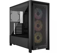 Corsair FRAME 4000D RS ARGB Midi Tower PC Black ATX EATX micro ATX Mini-ITX Plastic Steel Tempered glass Gaming