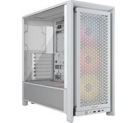 CORSAIR FRAME 4000D RS ARGB Modular Mid-Tower ATX PC Case - High Airflow, 3x Pre-Installed RS ARGB Fans, InfiniRail Fan Mounting System, ASUS BTF