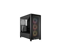 CORSAIR FRAME 4000D RS ARGB Modular Mid-Tower ATX PC Case ? High Airflow, 3x Pre-Installed RS ARGB Fans, InfiniRail? Fan Mounting System, ASUS BTF,