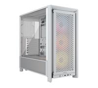 Corsair FRAME 4000D RS White Tempered Glass Modular ARGB Mid-Tower ATX