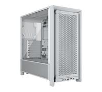 Corsair FRAME 4000D, White, Mid Tower, Tempered Glass, Reverse Connection, USB 3