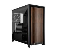 Corsair FRAME 4000D WOOD RS Midi Tower Black, Wood