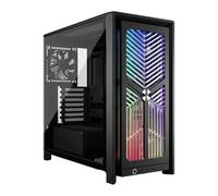 CORSAIR FRAME 4000X RS Chassis, Black, Mid Tower, 4 x RS120 Fans, USB-C / 3.5mm,