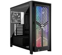 CORSAIR FRAME 4000X RS Modular Mid-Tower ATX PC Case - RGB Front Panel, 4x RS120 PWM Fans Included, InfiniRail Fan Mount System, Reverse GPU Anti-Sag and Motherboard Support - Black