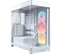 CORSAIR FRAME 4500X LX-R RGB iCUE LINK Panoramic Glass Mid-Tower PC Case - White WHITE