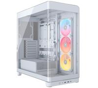 Corsair FRAME iCUE Link 4500X LX-R RGB Panoramic Glass Mid-Tower PC Case - White - CC-9011315-WW