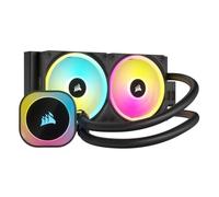 Corsair H100I Processor Liquid сooling kit 12 cm Black