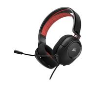 Corsair HS35 v2 Multiplatform Wired Gaming Headset - Flexible Omni-Directional Microphone - Universal 3.5mm Connection - PC, Mac, PS5, PS4, Xbox, Nintendo Switch, Mobile - Red