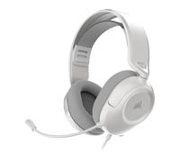 CORSAIR HS35 v3 Gaming Headset, White, 50mm Neodymium Drivers, Omnidirectional M