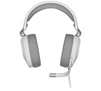 Corsair HS65 SURROUND Multiplatform Wired Gaming Headset - Dolby 7.1 Surround Sound - SonarWorks SoundID - iCUE Compatible - PC, Mac, PS5, PS4, Xbox, Nintendo Switch, Mobile - White
