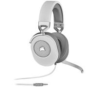 Corsair HS65 SURROUND Multiplatform Wired Gaming Headset - Dolby 7.1 Surround Sound - SonarWorks SoundID - iCUE Compatible - PC, Mac, PS5, PS4, Xbox, Nintendo Switch, Mobile - White