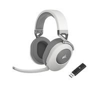 Corsair HS65 Wireless Multiplatform Bluetooth Gaming Headset, Dolby Audio 7.1, Omnidirectional Microphone, Compatible with iCUE, PC, Mac, PS5, PS4, Mobile, White