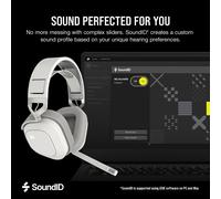Corsair HS80 MAX WIRELESS Multiplatform Gaming Headset with Bluetooth - Dolby Atmos - Broadcast Quality Microphone - iCUE Compatible - PC, Mac