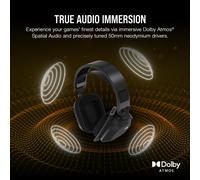 Corsair HS80 MAX WIRELESS Multiplatform Gaming Headset with Bluetooth - Dolby Atmos - Broadcast Quality Microphone - iCUE Compatible - PC, Mac