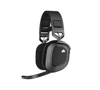CORSAIR HS80 RGB WIRELESS Multiplatform Gaming Headset - Dolby Atmos - Omni-Directional Microphone - iCUE Compatible - PC, Mac, PS5, PS4 - Carbon