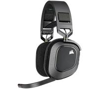 CORSAIR HS80 RGB WIRELESS Premium Gaming Headset with Spatial Audio - Carbon (EU) BLACK
