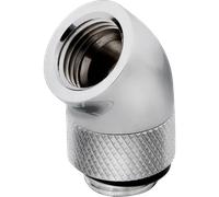 CORSAIR Hydro X Series 45° Rotary Adapter Twin Pack - Chrome Chrome