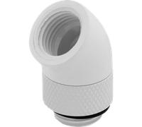 CORSAIR Hydro X Series 45° Rotary Adapter Twin Pack - White