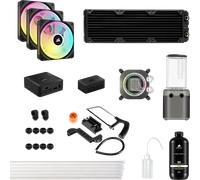CORSAIR Hydro X Series iCUE LINK XH405i RGB Custom Cooling Kit - Stealth Gray