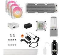 CORSAIR HYDRO X SERIES iCUE LINK XH505i RX 360 RGB Custom Cooling Kit - White