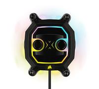 Corsair Hydro X Series XC5 RGB PRO CPU Water Block for AMD Socket AM4 (Copper Cold Plate, 110 MicroCooling Fins, 16 Vivid RGB LEDs, 5V ARGB Motherboard Adapter Cable Included) Black (CX-9010014-WW)