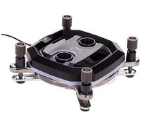 CORSAIR Hydro X Series XC5 RGB PRO CPU Water Block for Intel LGA 1700/1200 (Copper Cold Plate, 110 MicroCooling Fins, 8 Vivid RGB LEDs, 5V ARGB Motherboard Adapter Cable Included) Black