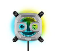 Corsair Hydro X Series XC7 RGB PRO CPU Water Block for Intel LGA 1700, 1200, 115X and AMD Socket AM4 (Copper Cold Plate, 110 MicroCooling Fins, 5V ARGB Motherboard Adapter Cable Included) Silver
