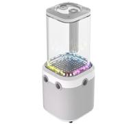 Corsair iCUE LINK XD6 RGB ELITE Pump/Reservoir Unit - FlowDrive Max Pump, Built-In Temperature Sensor, 22 Addressable RGB LEDs, 440ml Transparent Nylon Reservoir - White