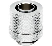 CORSAIR Hydro X Series XF Compression 10/13mm (3/8” / 1/2”) ID/OD Fitting Four Pack - Chrome CHROME