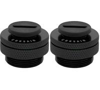 Corsair Hydro X Series, XF Fill Port, Black (Pack of 2)