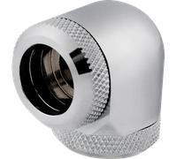 CORSAIR Hydro X Series XF Hardline 90° 14mm OD Fitting Twin Pack - Chrome