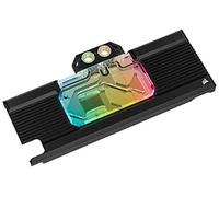 Corsair Hydro X Series XG7 RGB 20-SERIES GPU Water Block - Fits NVIDIA® GeForce RTX™ 2080 Ti - Nickel-Plated Copper Construction - Full-Length Backplate - 16 Individually Addressable RGB LEDs