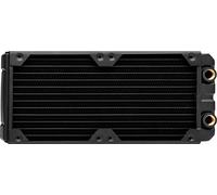 Corsair Hydro X Series, XR5 240 mm Water Cooling Radiator (Dual 120 mm Fan Mounts, Easy Installation, Premium Copper Construction, High-Quality Polyurethane Coating, Integrated Fan Screw Guides) Black,CX-9030002-WW