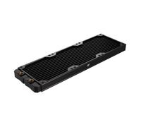 CORSAIR Hydro X Series XR5 420mm V2 Custom Cooling Radiator - Compatible with iCUE LINK Fans, 3x140mm Fan Mounts, Screw Protection Plates, G1/4” Threads - Black
