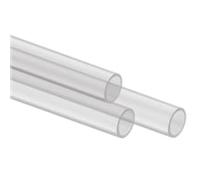 Corsair Hydro X Series, XT Hardline Satin 12 mm Tubing (Straight-Line PMMA Tubing, Resilient Construction, Easy to Cut) Clear