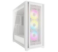 Corsair iCUE 5000D RGB AIRFLOW Mid Tower Gaming Case - White