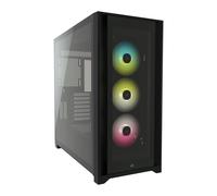 Corsair iCUE 5000X RGB Mid Tower Case - Black Mini ITX /MicroATX /ATX /E-ATX