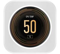 Corsair iCUE ELITE CPU Cooler LCD Display Upgrade Kit (Custom IPS LCD Screen, 24-Bit Colour Depth, 16.7 Million Colours, 24 RGB LED Ring, CORSAIR iCUE Software Compatible) White