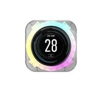 Corsair iCUE ELITE CPU Cooler LCD Display Upgrade Kit - Custom IPS LCD Screen, 24-Bit Colour Depth, 16.7 Million Colours, 24 RGB LED Ring, iCUE Software Compatible - Ice