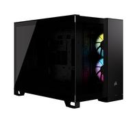Corsair iCUE LINK 2500X RGB Black Dual Chamber Tempered Glass Micro ATX PC Case