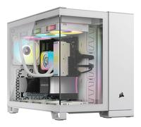Corsair iCUE LINK 2500X RGB Micro ATX Dual Chamber PC Case - White