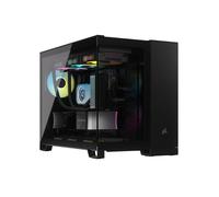 Corsair iCUE LINK 2500X RGB Black Dual Chamber Tempered Glass Micro ATX PC Case